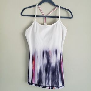 lululemon race back Power Y Tank sz 8